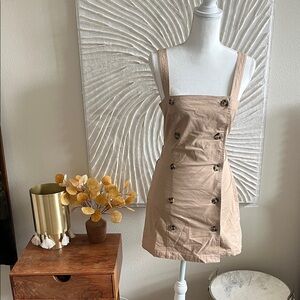 Paris Babe Double Breasted Button-Front Dress